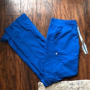 Figs Royal Blue Scrub set